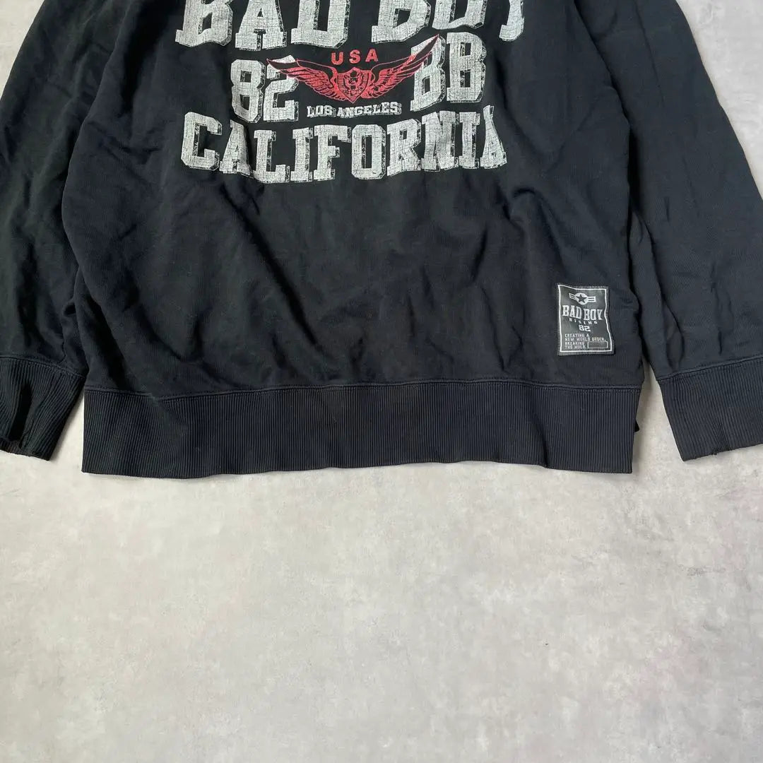 ★ Sudadera extragrande con logo grande de Bad Boy de los 90 | ★ Chico malo de los 90