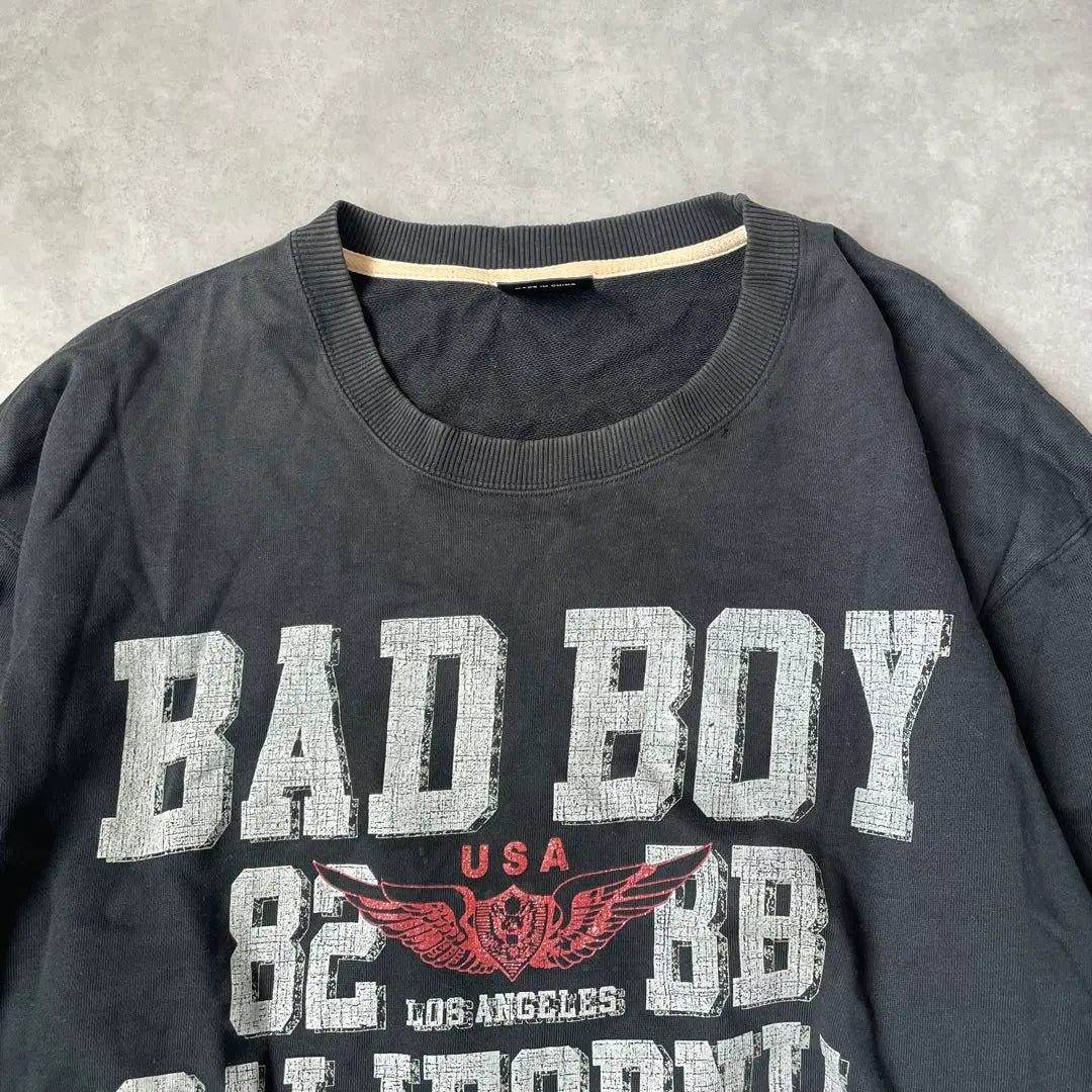 ★ Sudadera extragrande con logo grande de Bad Boy de los 90 | ★ Chico malo de los 90