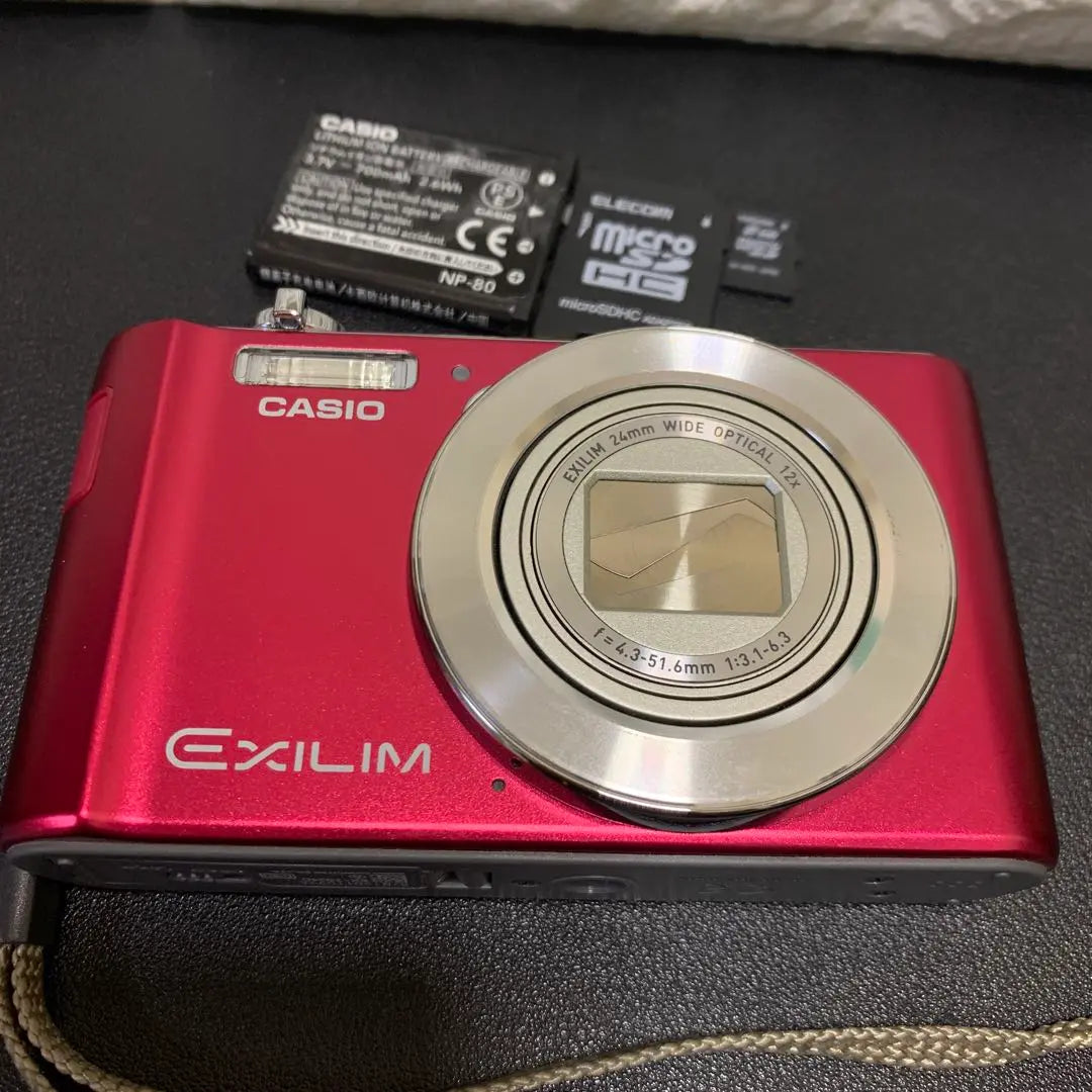 Casio Exilim EX-ZS240 Red, operation confirmed, good condition