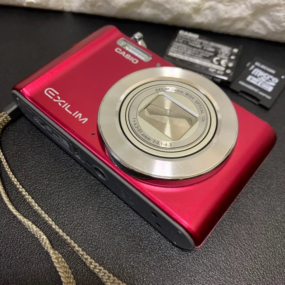 Casio Exilim EX-ZS240 Red, operation confirmed, good condition