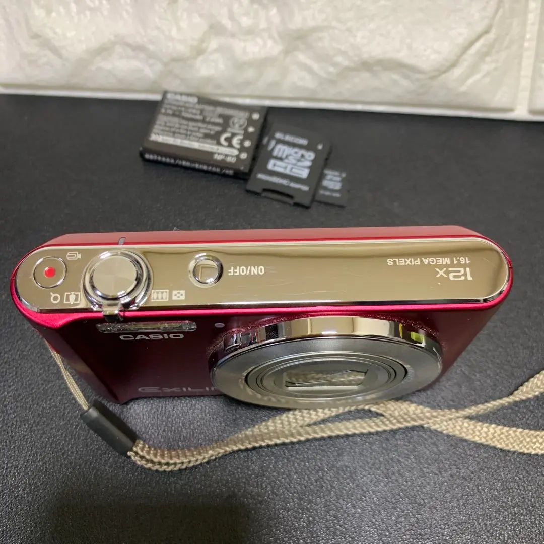 Casio Exilim EX-ZS240 Red, operation confirmed, good condition