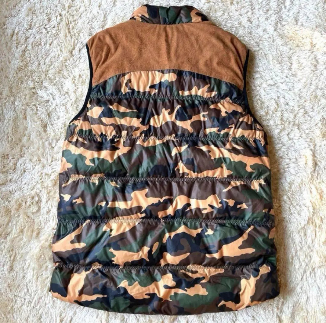 VANS padded vest not available in Japan Nylon Camouflage Camouflage L size