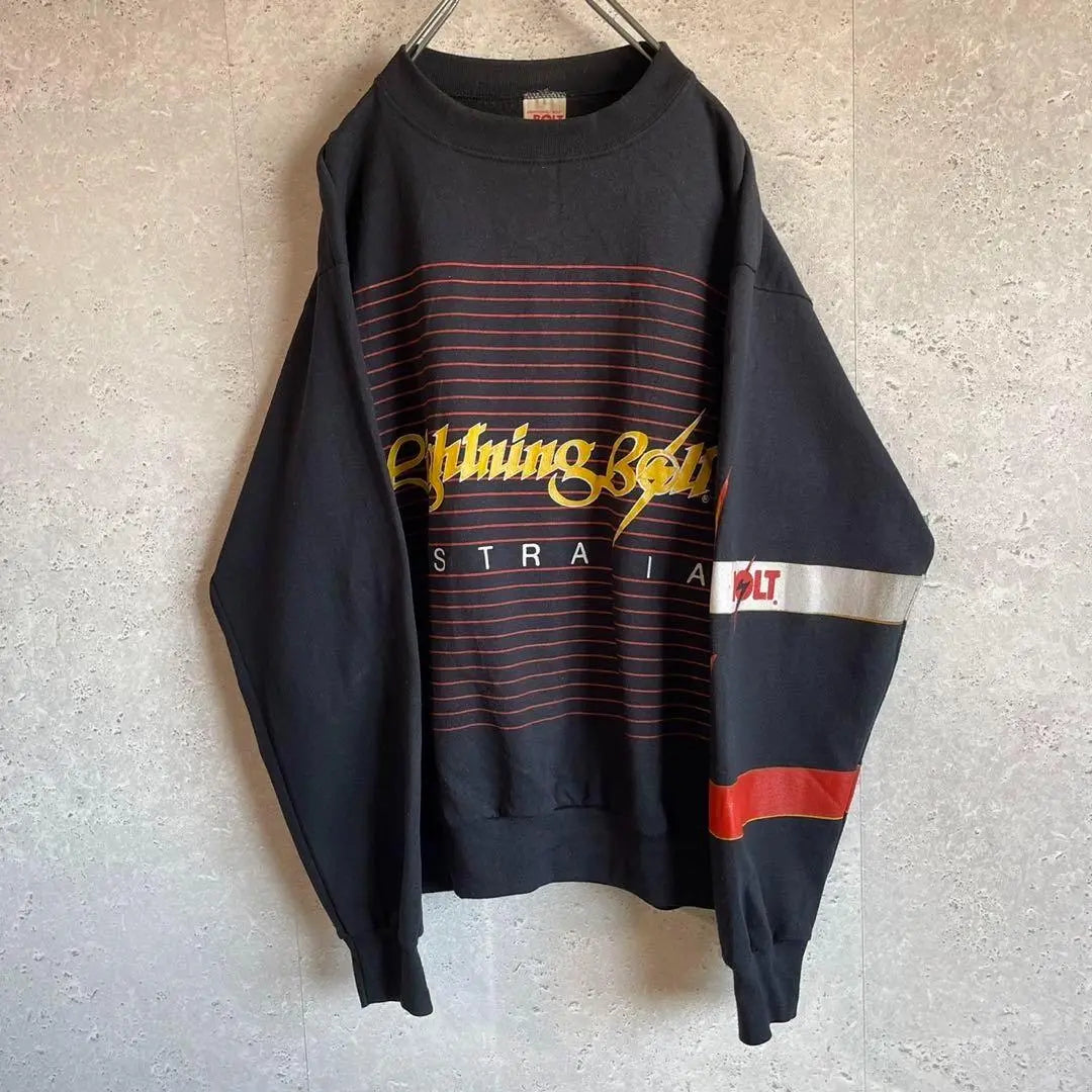 Vintage 80s90s USA Lightning Bolt Sweatshirt