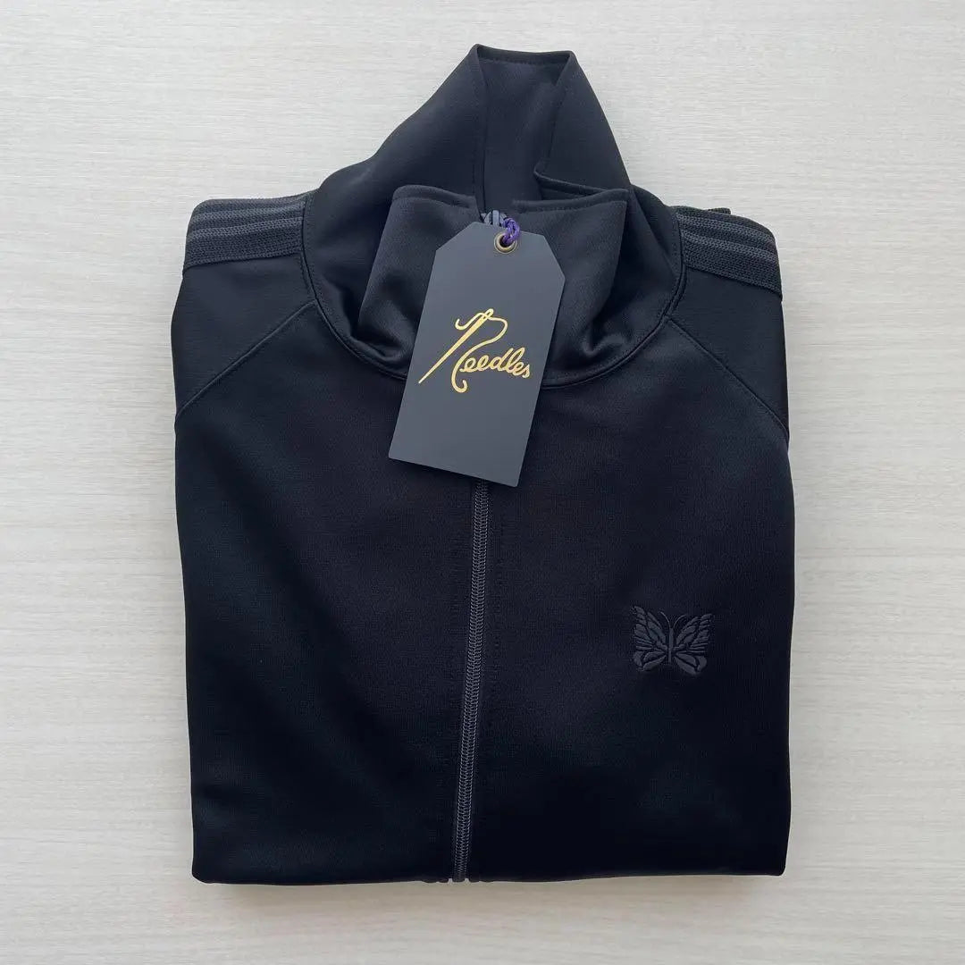 Track jacket L black gray 2