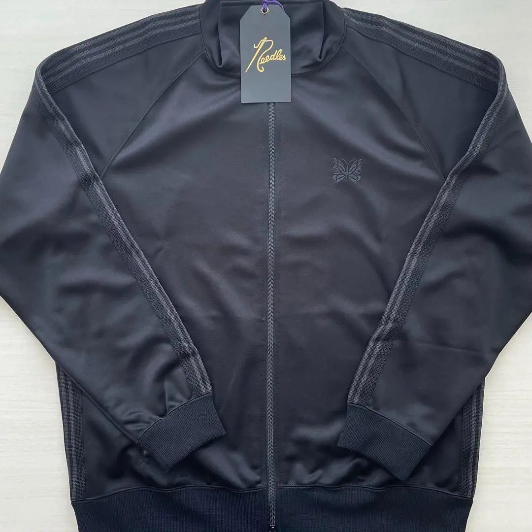 Track jacket L black gray 2