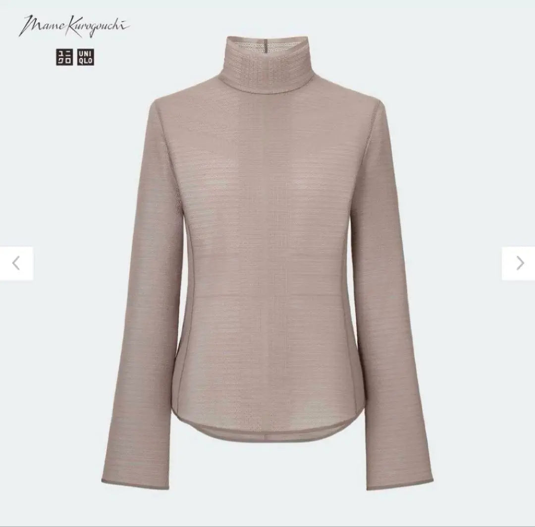 Sold out UNIQLO x mamekurogouchi mesh high neck T