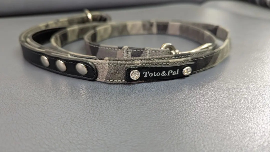 Price reduction Toto & Pal Lead Camouflage Gray Stylish Toto Pal Collar Dog