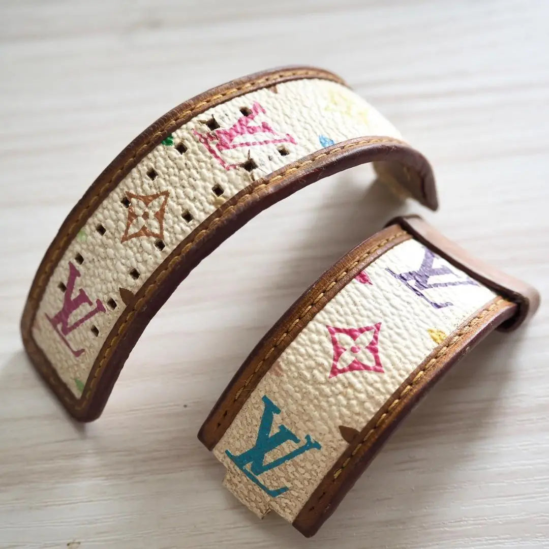 LOUISVUITTON Watch Strap (for Tambour) White Colorful