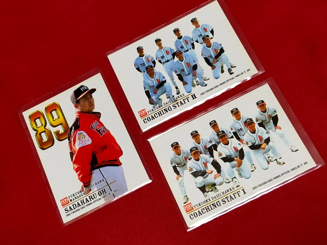 ◆ 2003 Daiei Hawks Fan Club Player Card ◆ Stadium Distribution Card ◆ | ◆　2003年　ダイエーホークス　ファンクラブ　選手カード　◆　球場配布カード◆