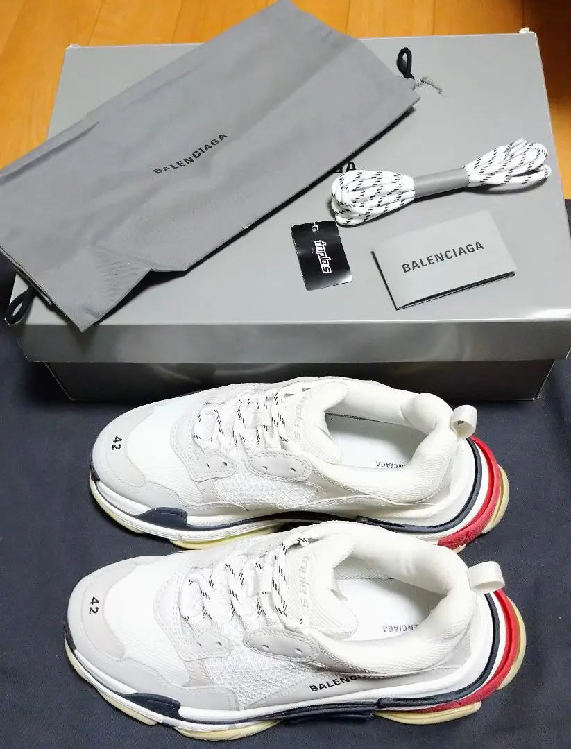 New Balenciaga Sneakers Triple A Triple-S White 27.5cm