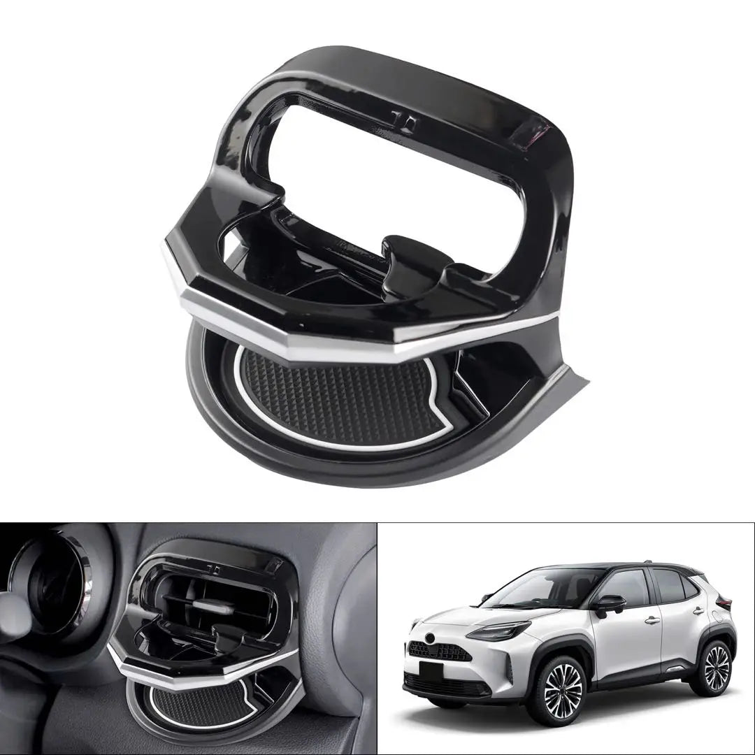 Cartist Toyota Yaris Yaris Cross Drink Holder Black Gloss