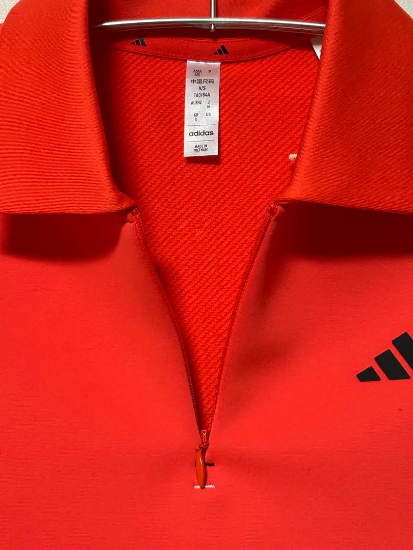 [New] adidas Women's Polo Shirt M Red