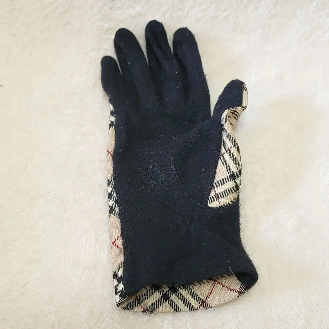 BURBERRY BLUE LABEL gloves Novachech Beige Horse logo | BURBERRY BLUE LABEL 手袋 ノバチェック ベージュ ホースロゴ