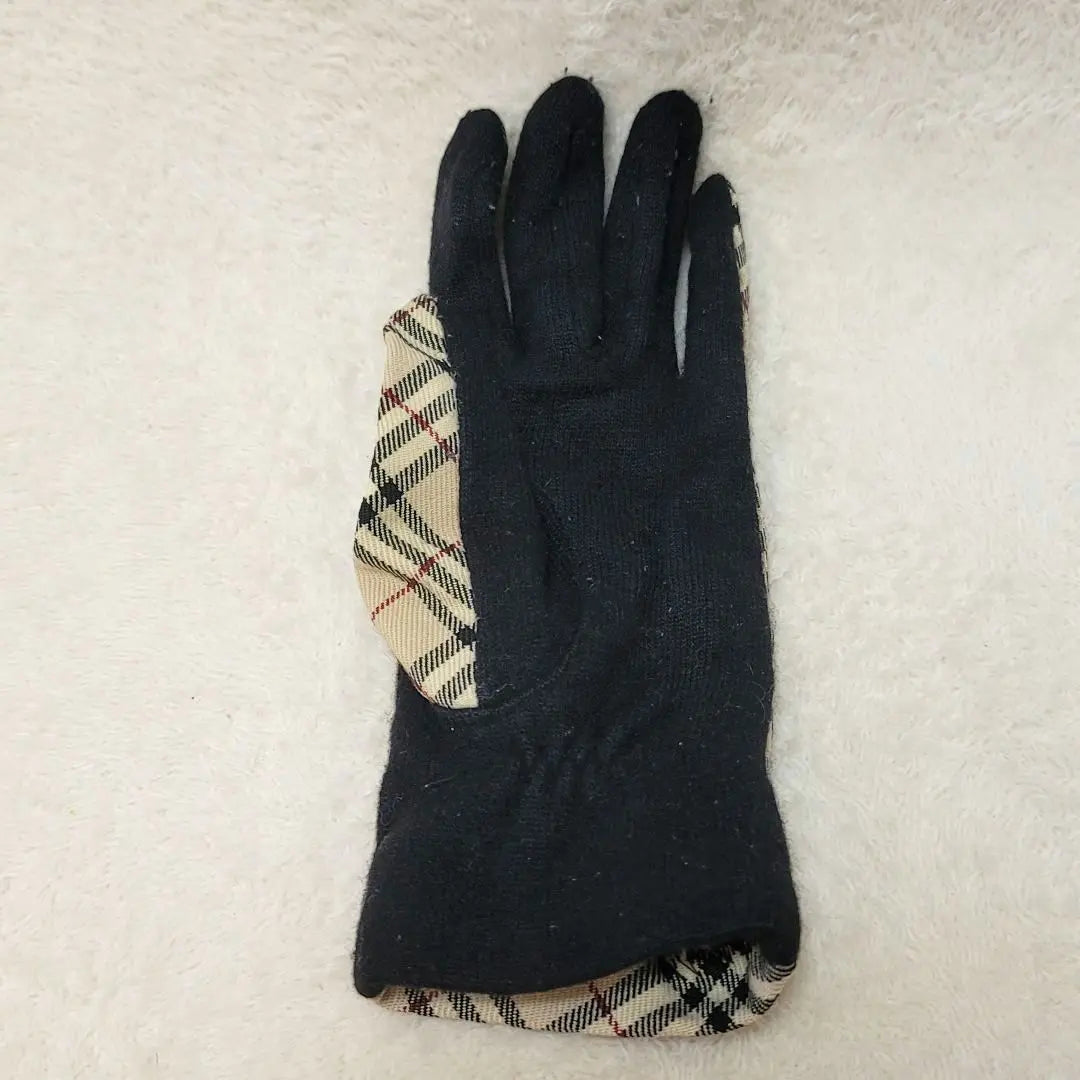 BURBERRY BLUE LABEL gloves Novachech Beige Horse logo | BURBERRY BLUE LABEL 手袋 ノバチェック ベージュ ホースロゴ