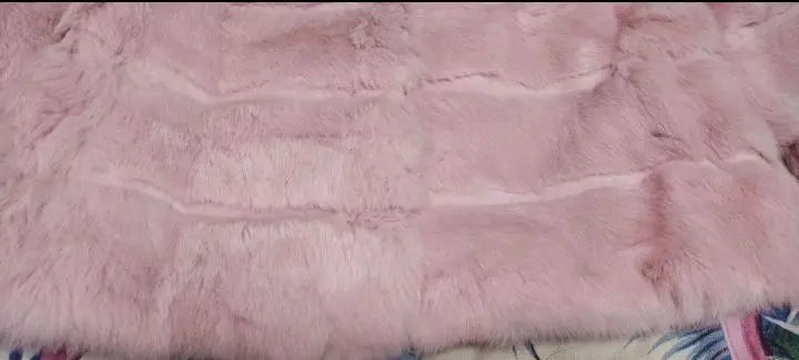 Unused ●New ●Tsukaki ●Rabbit fur ●Fur ●TSUKAKI ●Pink ●Coat ●M