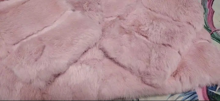 Unused ●New ●Tsukaki ●Rabbit fur ●Fur ●TSUKAKI ●Pink ●Coat ●M