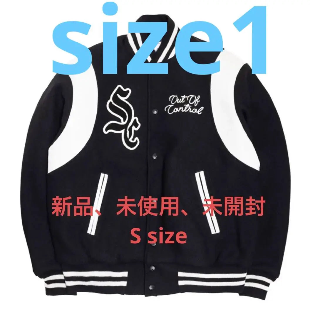 【SC_SUBCULTURE 】STADIUM JACKET / BLACK