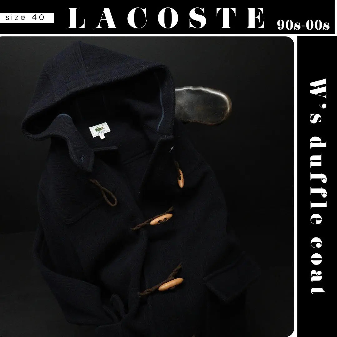 Lacoste 90s-00s Osawa Shokai Women's Long Duffle Coat 40