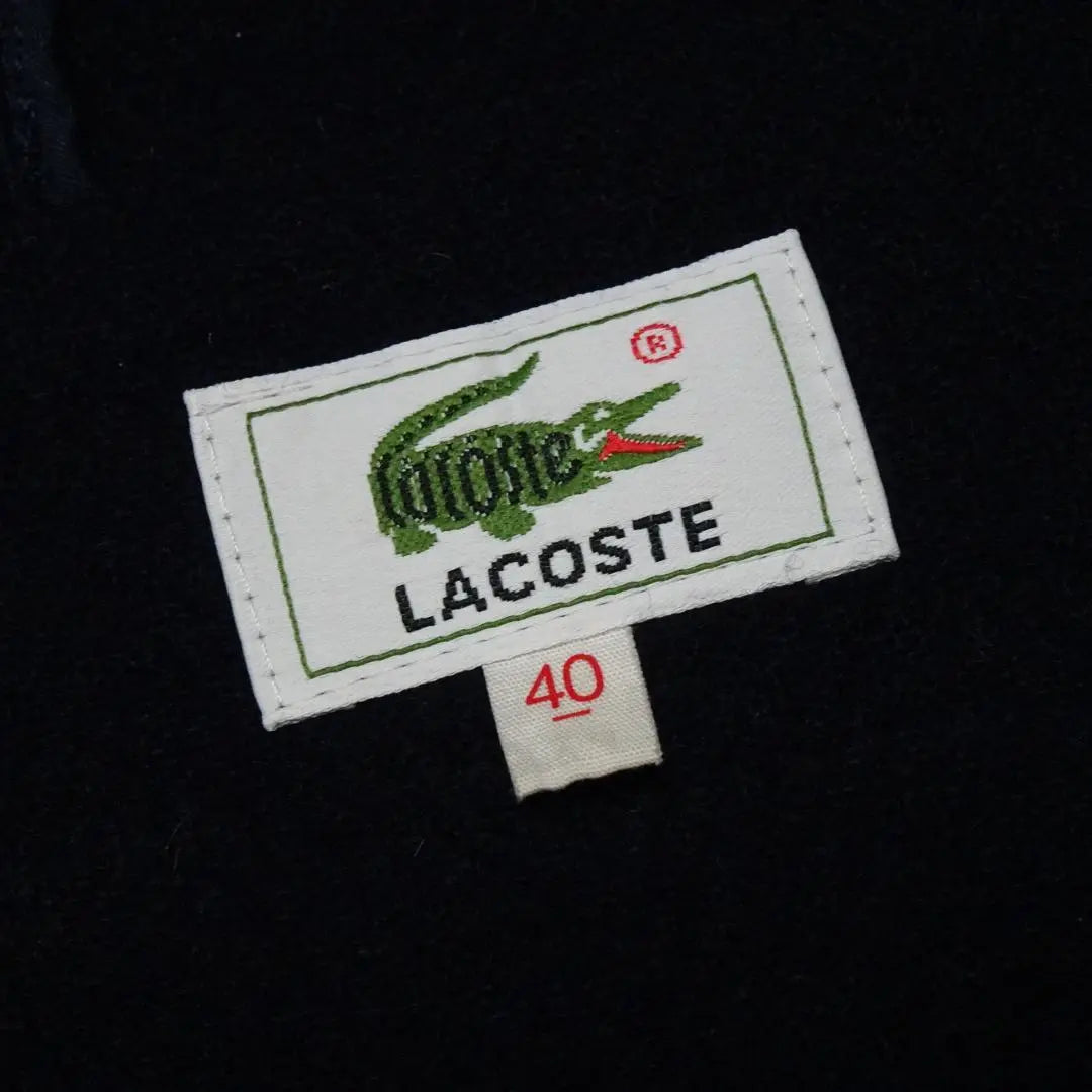 Abrigo largo tipo trenca para mujer Lacoste Osawa Shokai de los años 90 y 2000, talla 40