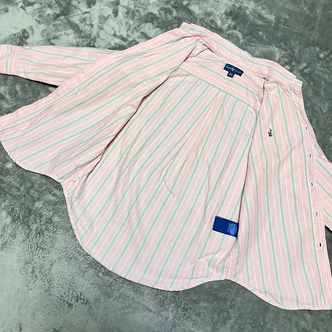 [Ralph Lauren] (140) Children's shirt, striped, all-over pattern, casual