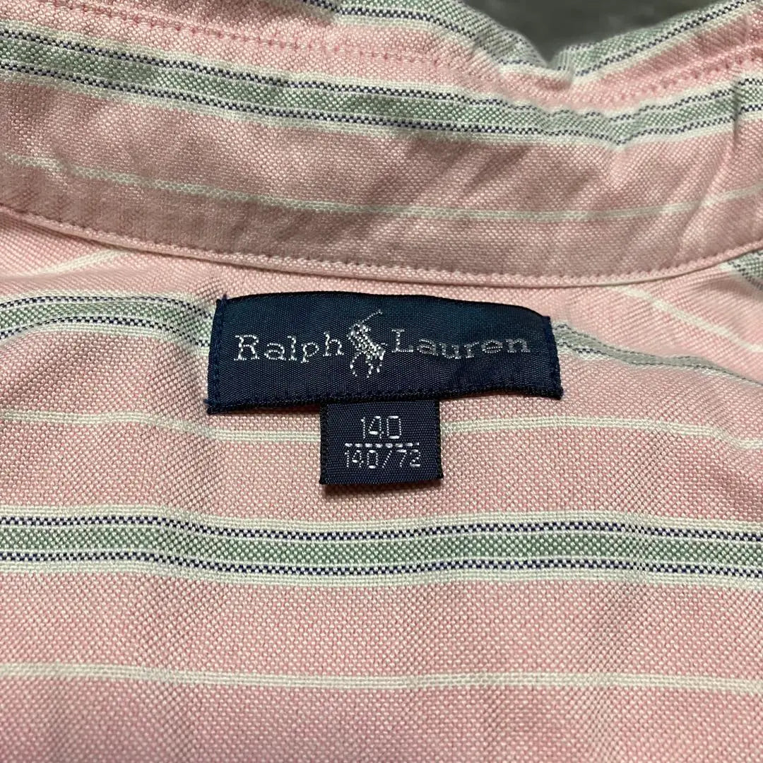 [Ralph Lauren] (140) Children's shirt, striped, all-over pattern, casual