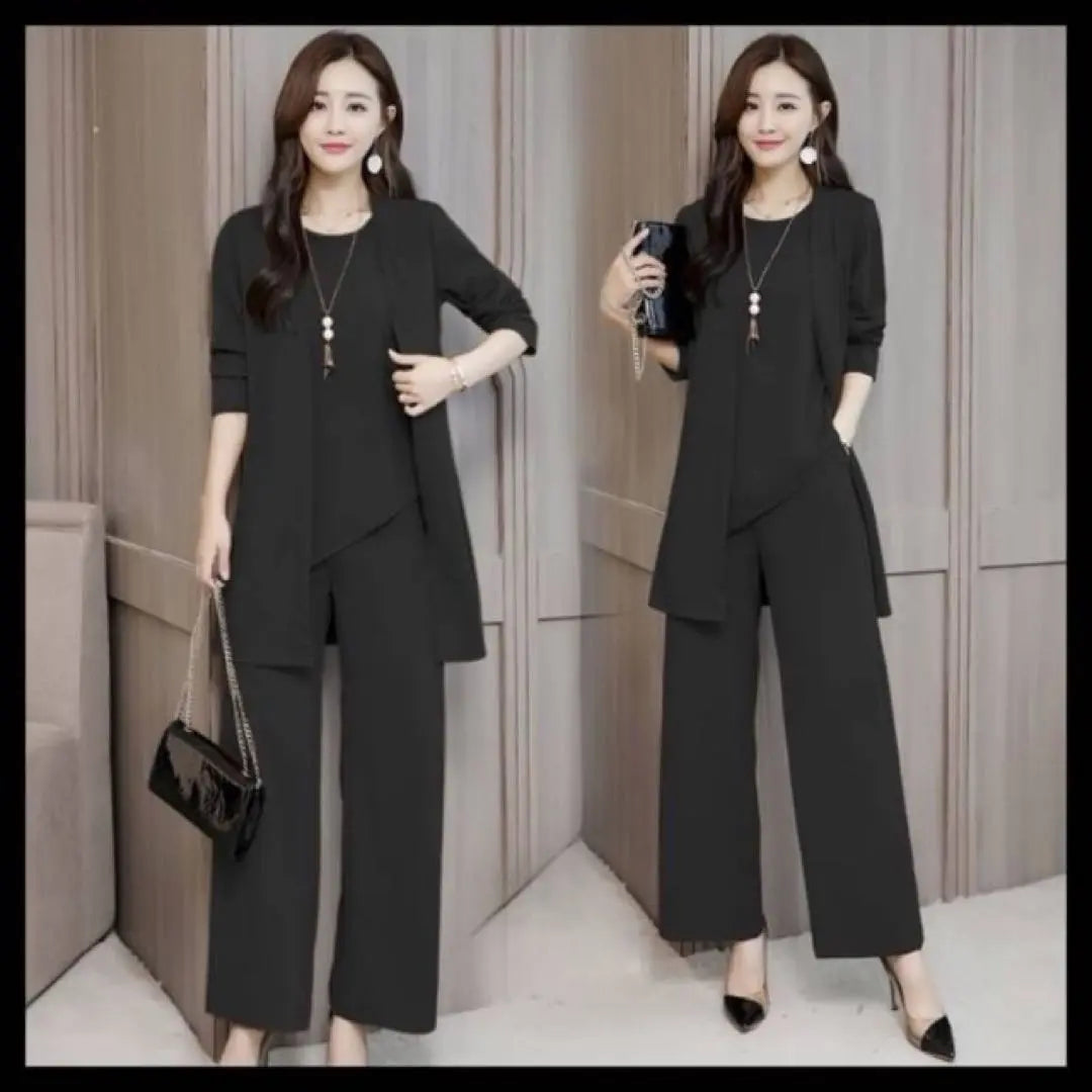 Women's Formal 3-piece Wedding Pants Suit Set-up Party Dress | レディース　フォーマル　3点　結婚式　パンツスーツ　セットアップ　パーティドレス