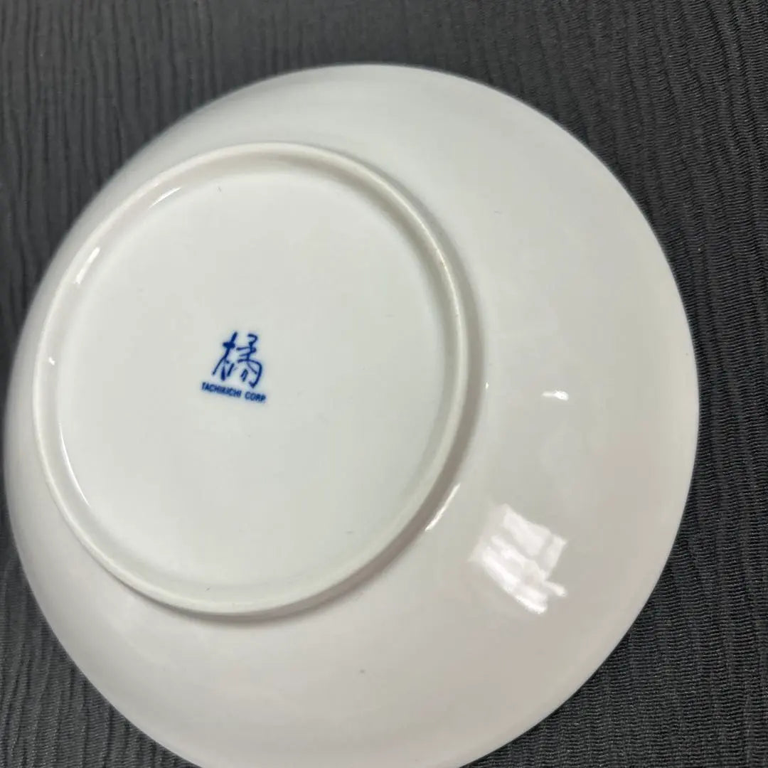 △□ Plate Tachibana Tachibana Cabbage Kujo Green onions Tableware Showa retro Setchi