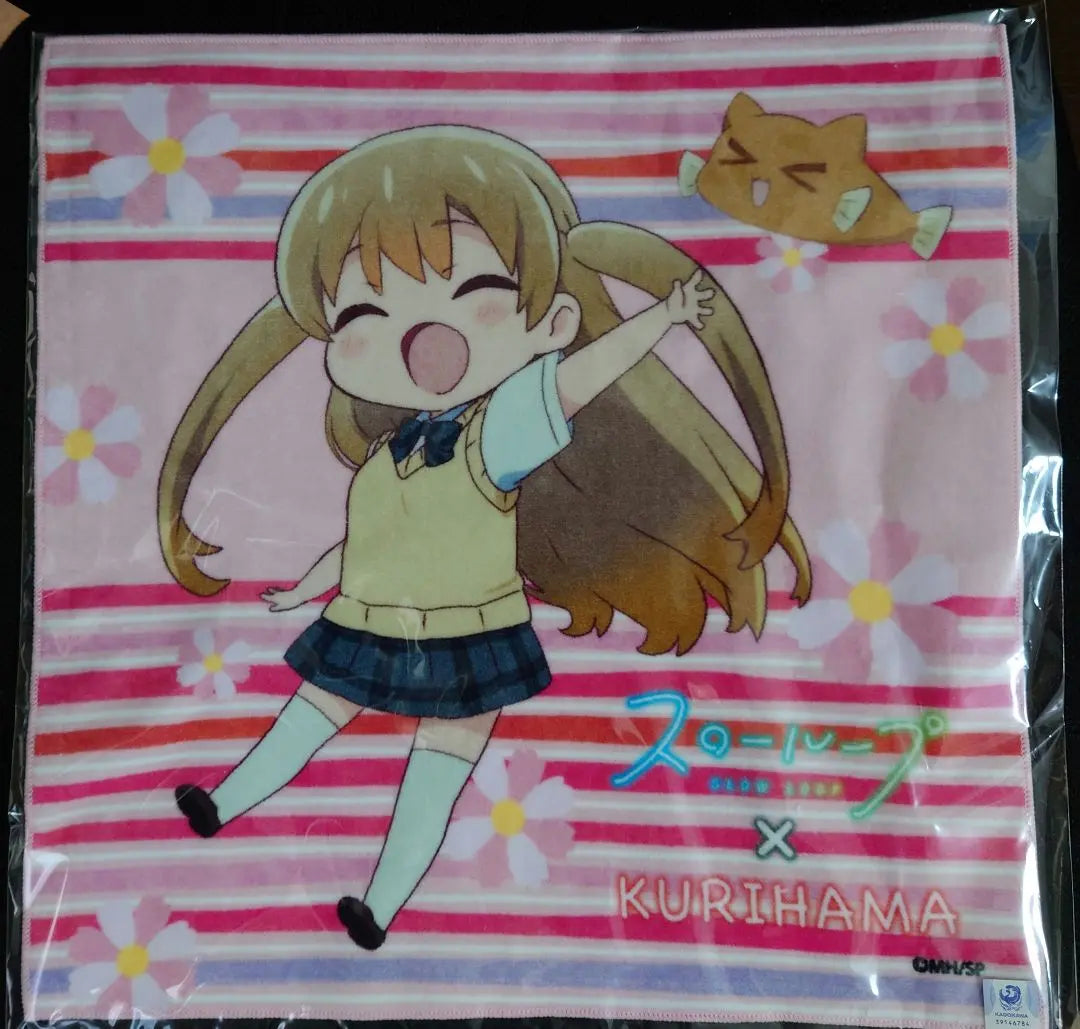 Slow loop Uminagi Koharu hand towel