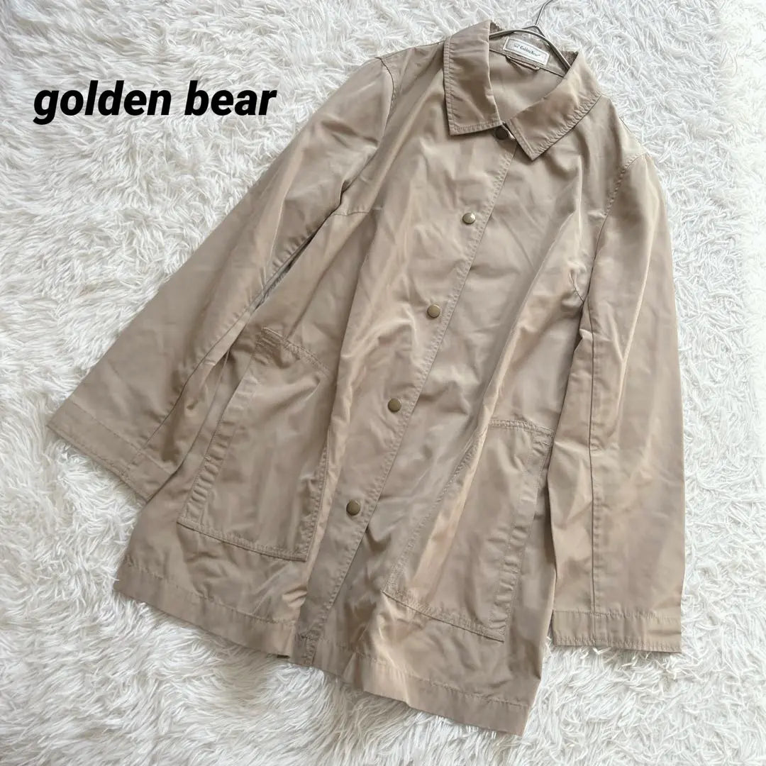 [Golden Bear] Spring Coat L Beige Vintage Lightweight Early Spring Light Color