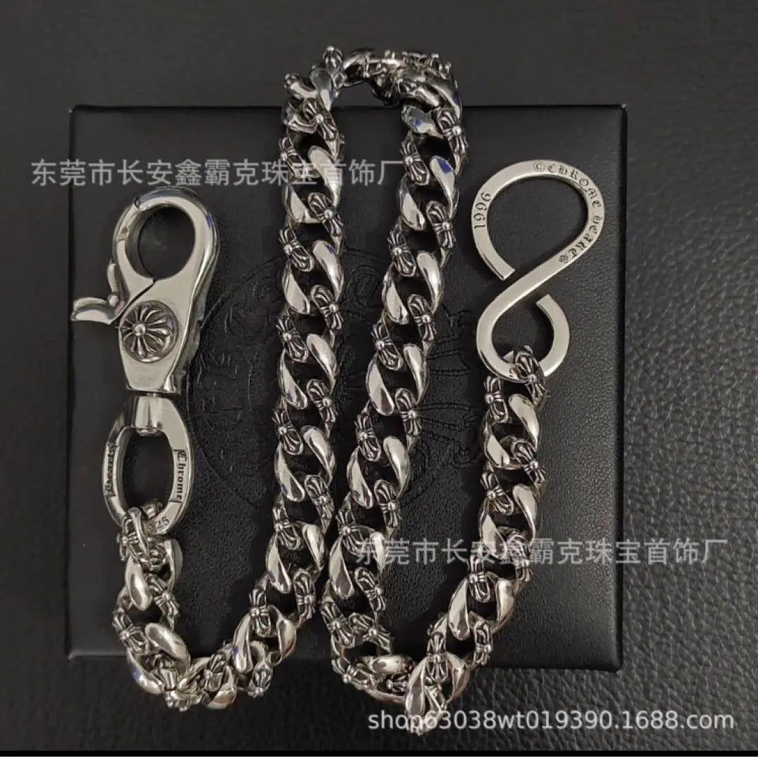 8@Fancy Cross Wallet Chain Men's Women's Cool Dagger