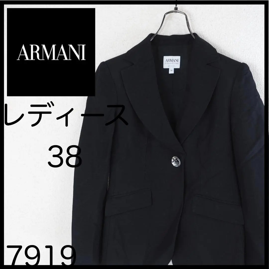 Armani Jacket Black 38 L Women's Formal Blazer