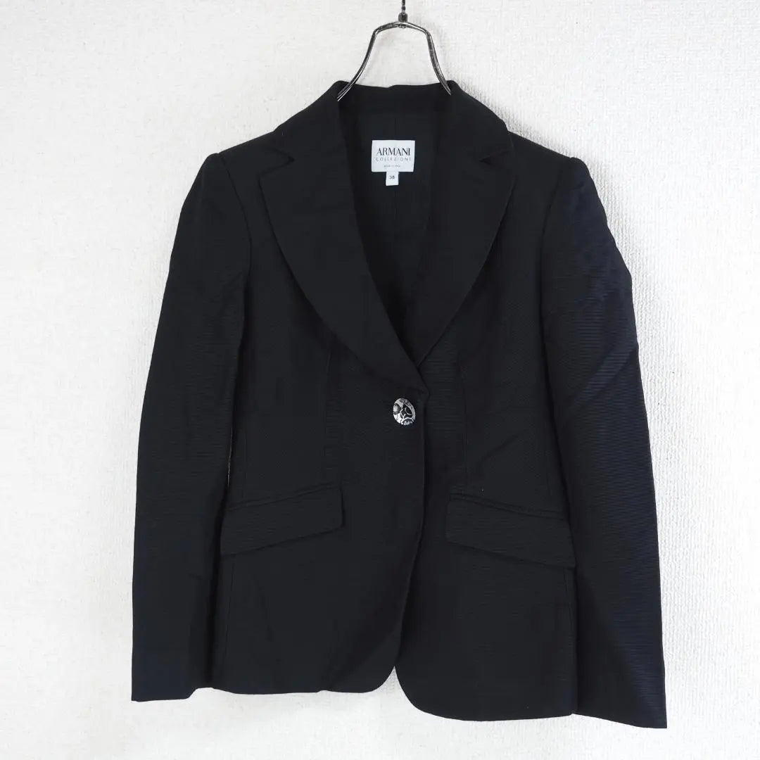 Armani Jacket Black 38 L Women's Formal Blazer