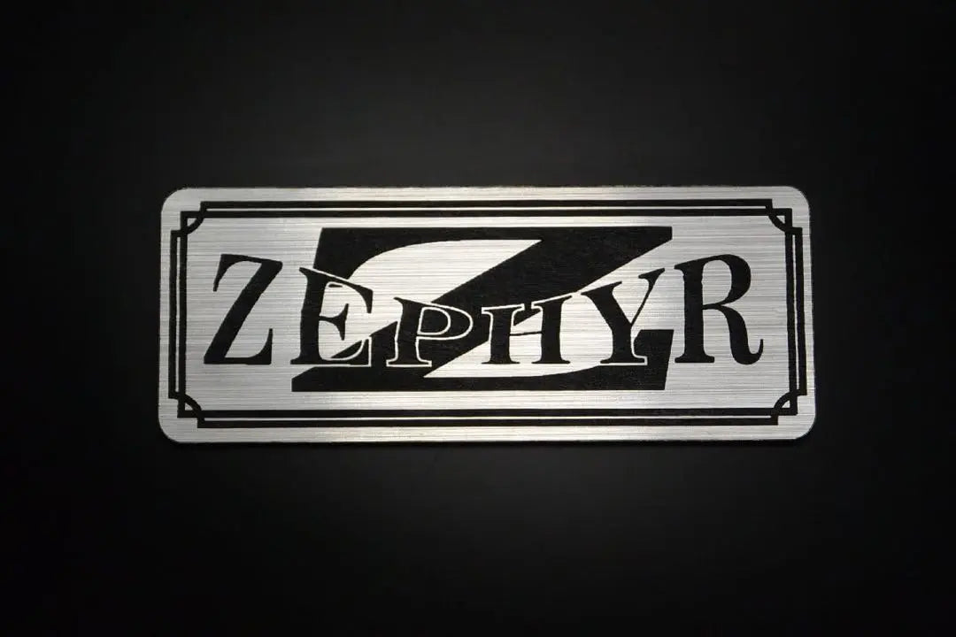 E-17-2 ZEPHYR Silver Black Original Sticker Zephyr 750 RS