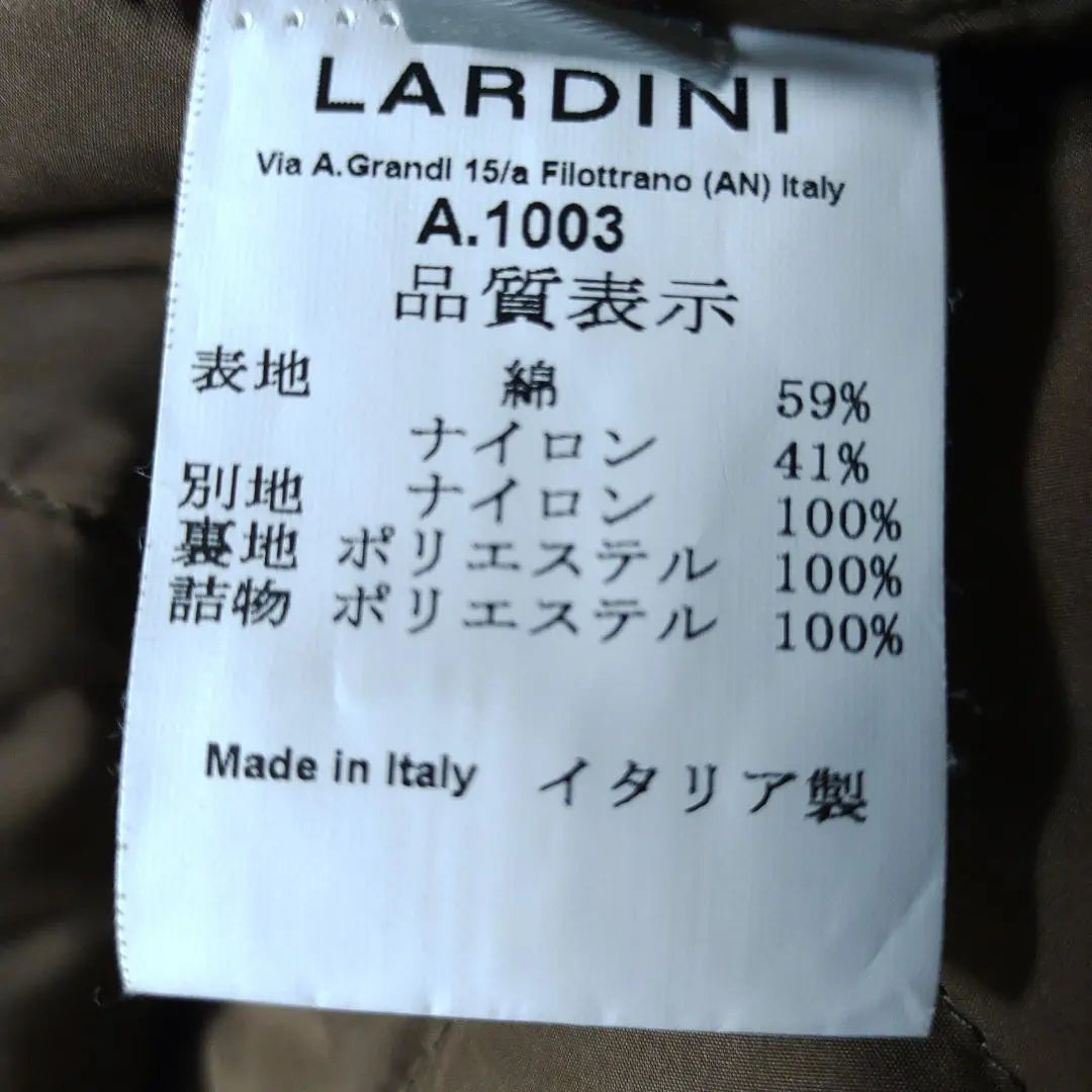 LARDINI YOSUKEAIZAWA LARDINI mod coat size L