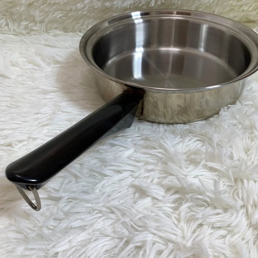 ☆Amway Queen Stainless Steel Medium Frying Pan with Lid IH Compatible