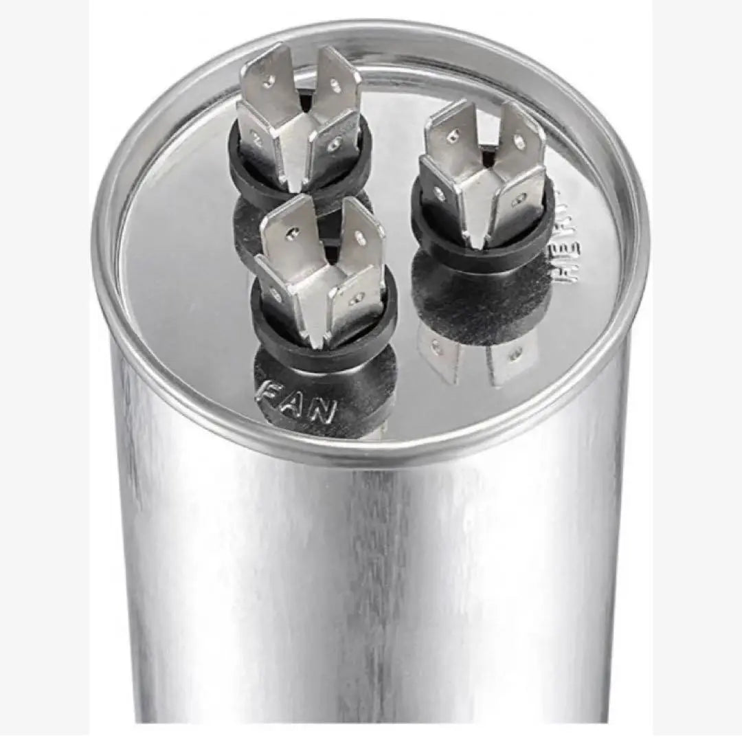 Dual Run Capacitor Round CBB65 Aluminum Case 370V AC