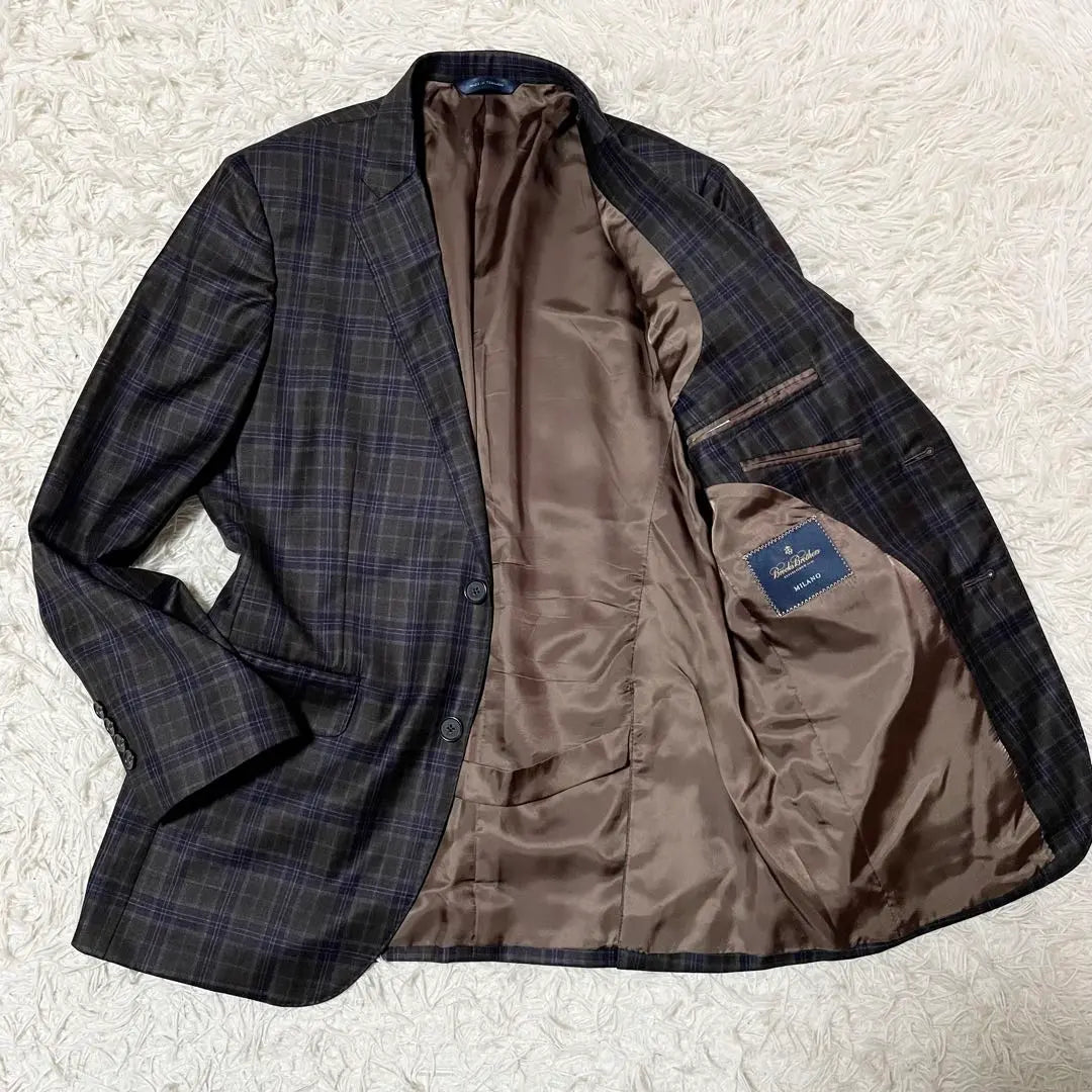 [Good condition] Brooks Brothers REDA tailored jacket check