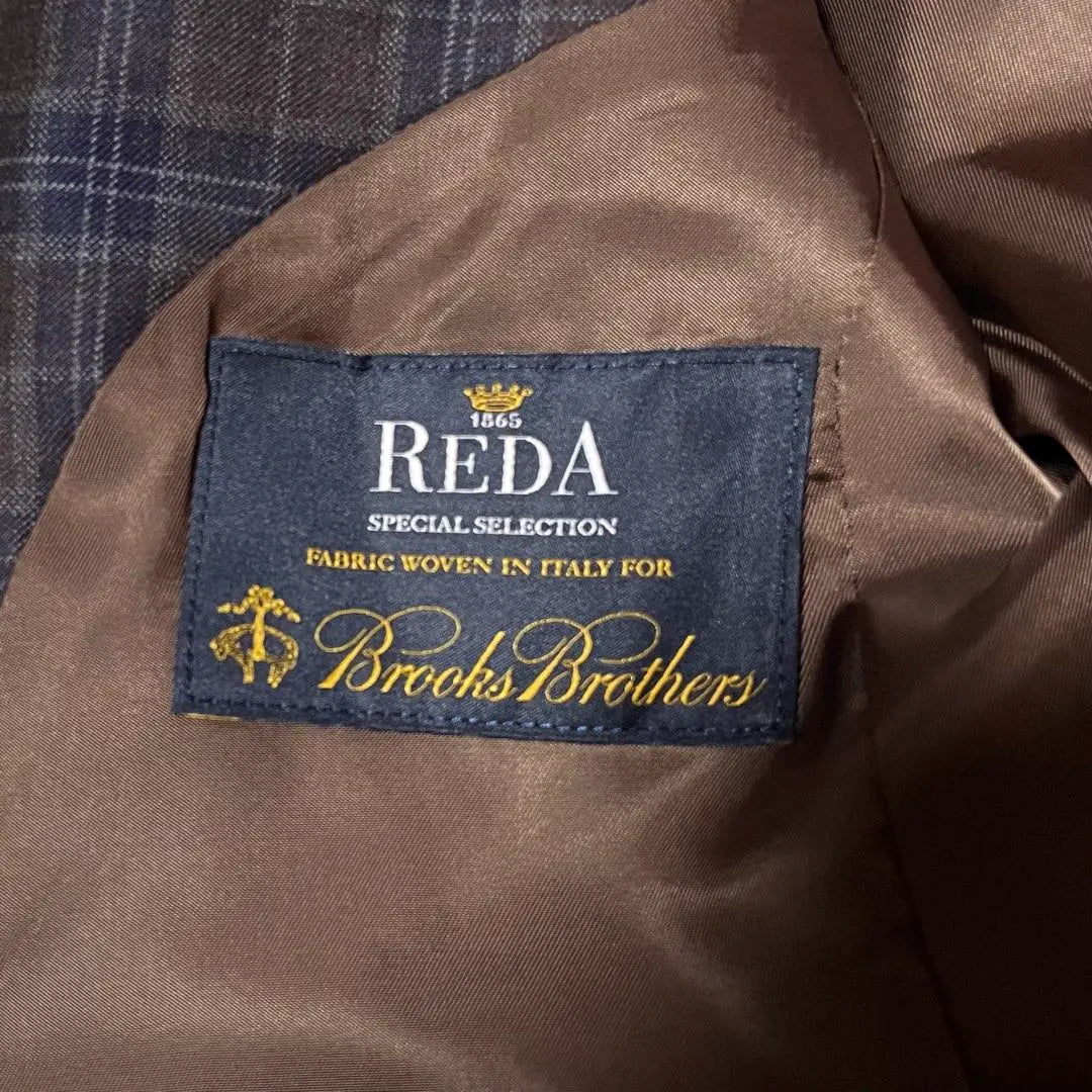 [Good condition] Brooks Brothers REDA tailored jacket check