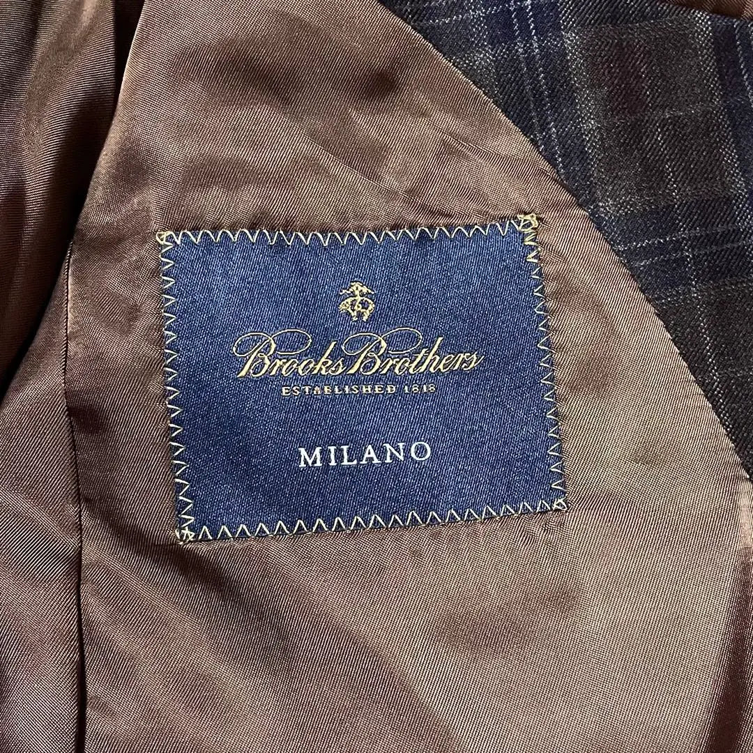 [Good condition] Brooks Brothers REDA tailored jacket check