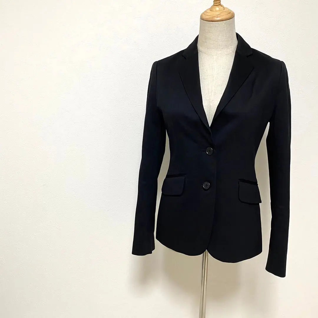 ◯ Chaqueta a medida para mujer de Barneys New York, equivalente a 2 botones en negro M | ◯バーニーズニューヨーク レディース テーラードジャケット 2ボタン 黒 M相当