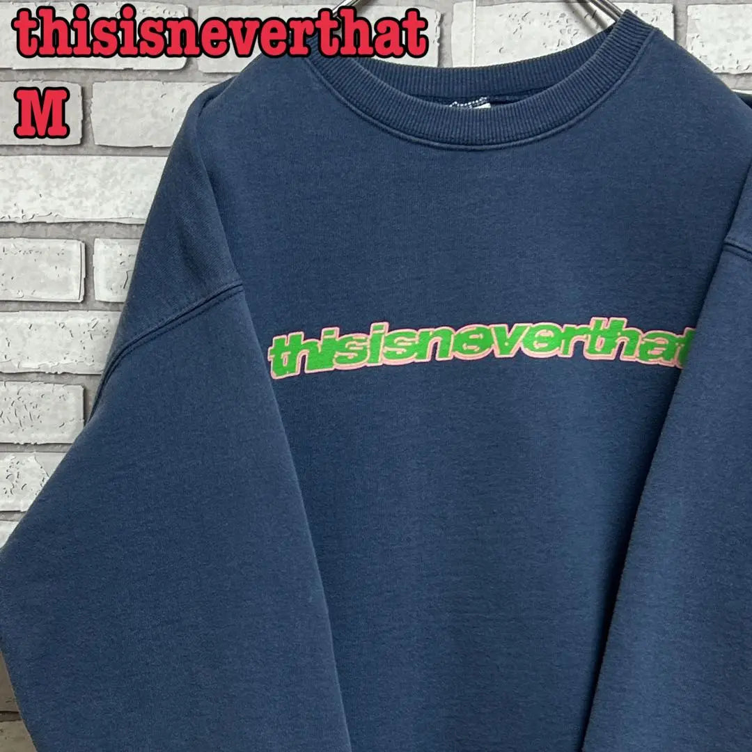 [Very popular] thisisneverthat☆Strainer Center Logo Blue M