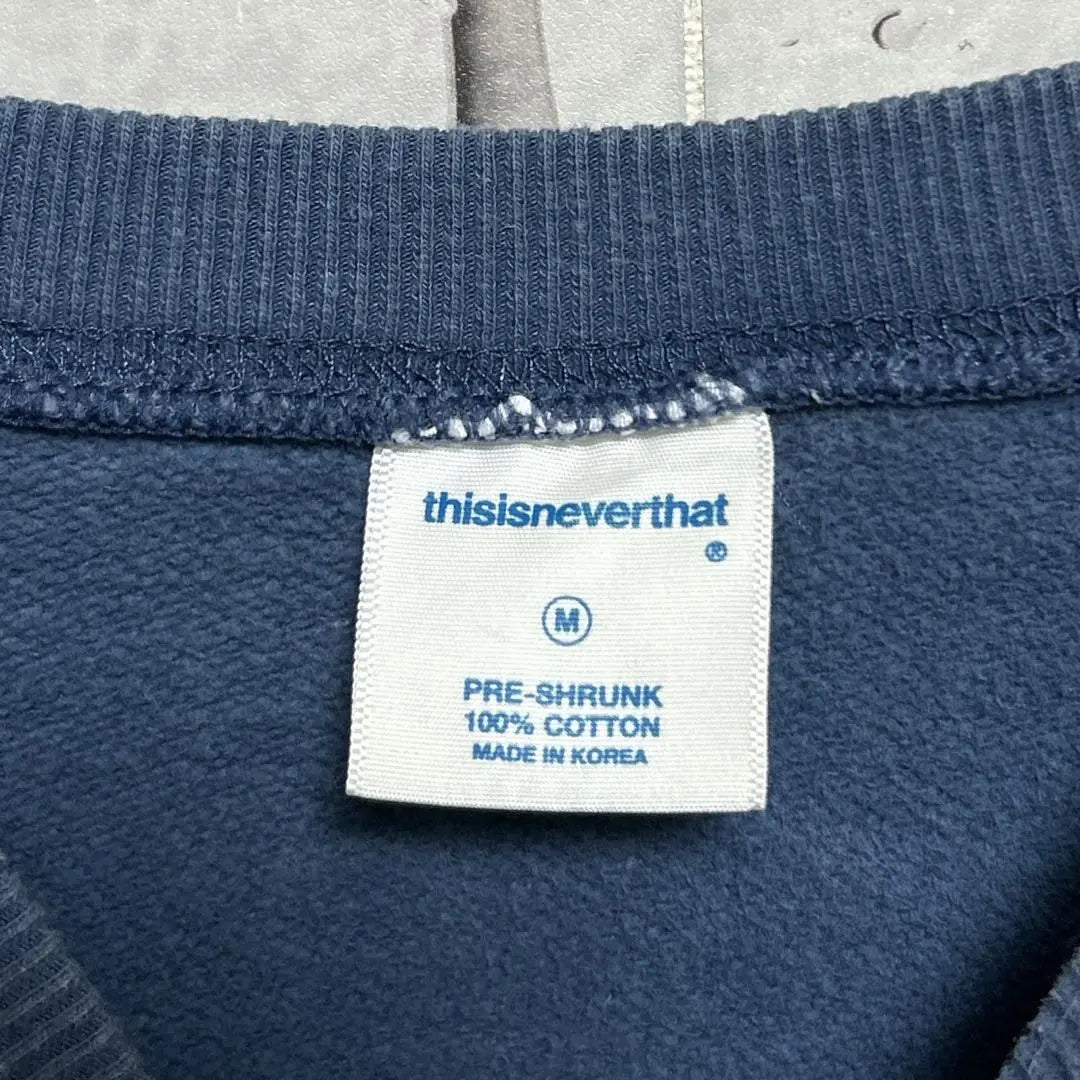 [Very popular] thisisneverthat☆Strainer Center Logo Blue M