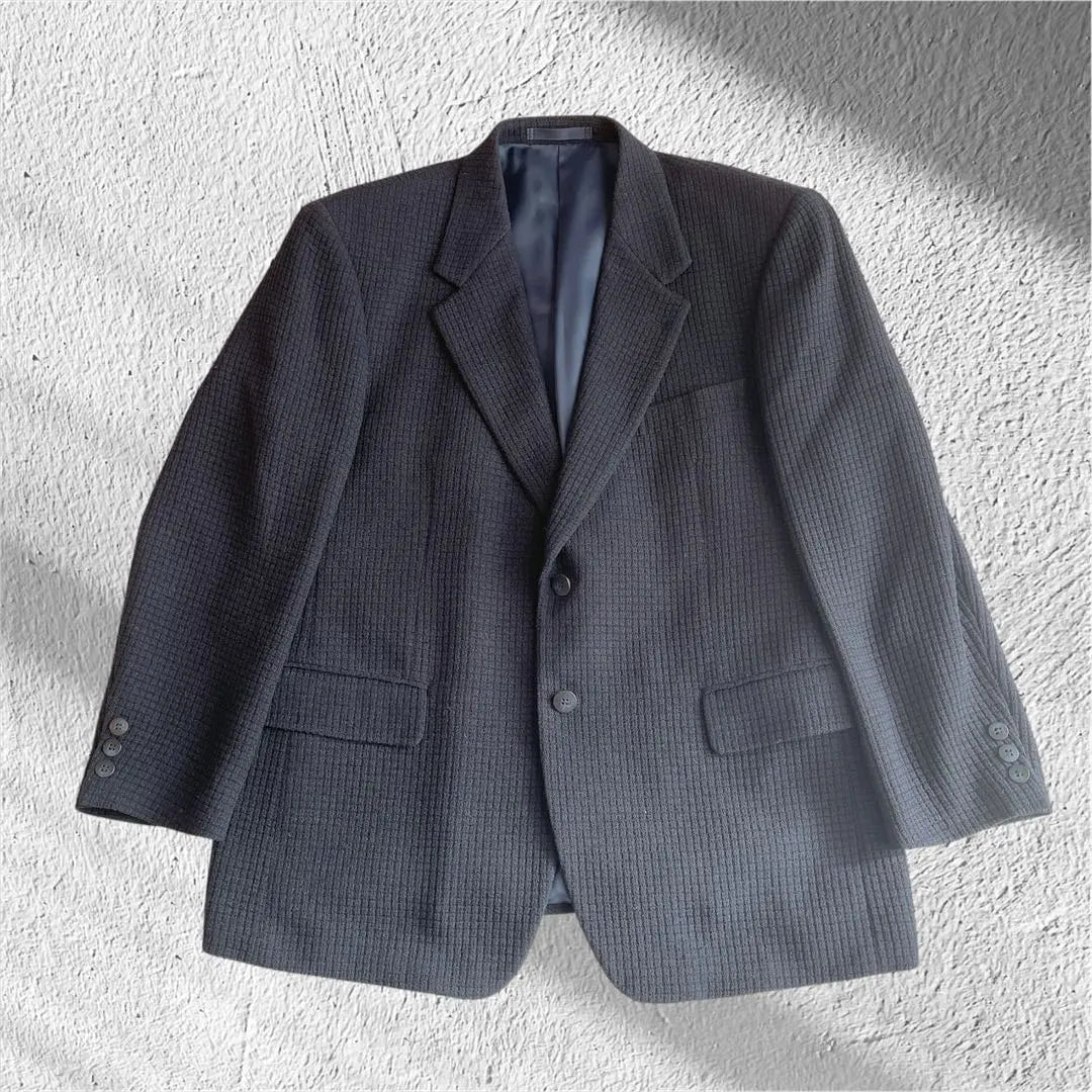 Beautiful condition/Vintage/Men's/Tailored jacket/Navy/