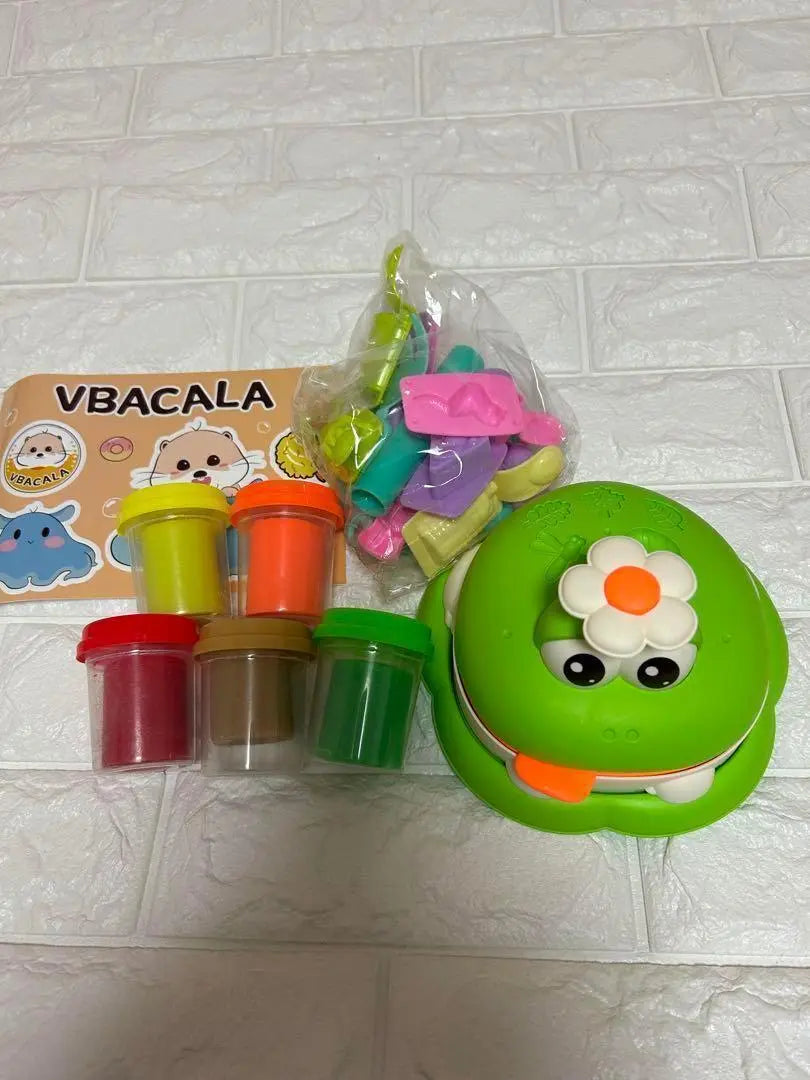 Clay Wheat Clay Frog 5 Colors Concentration Imagination Kids Insect Sensory Integration