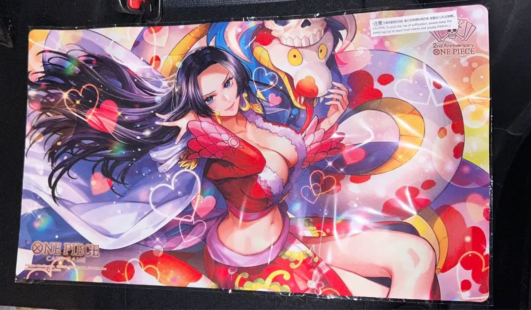 One Piece Card Game Play Mat China Limited 2nd Anniversary Boa Hancock