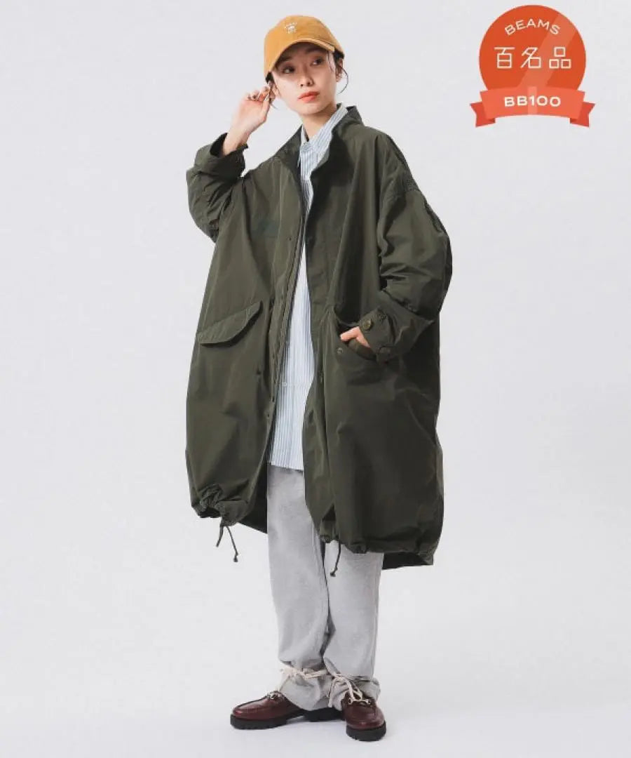 BEAMS BOY SOLOTEX M65 parka