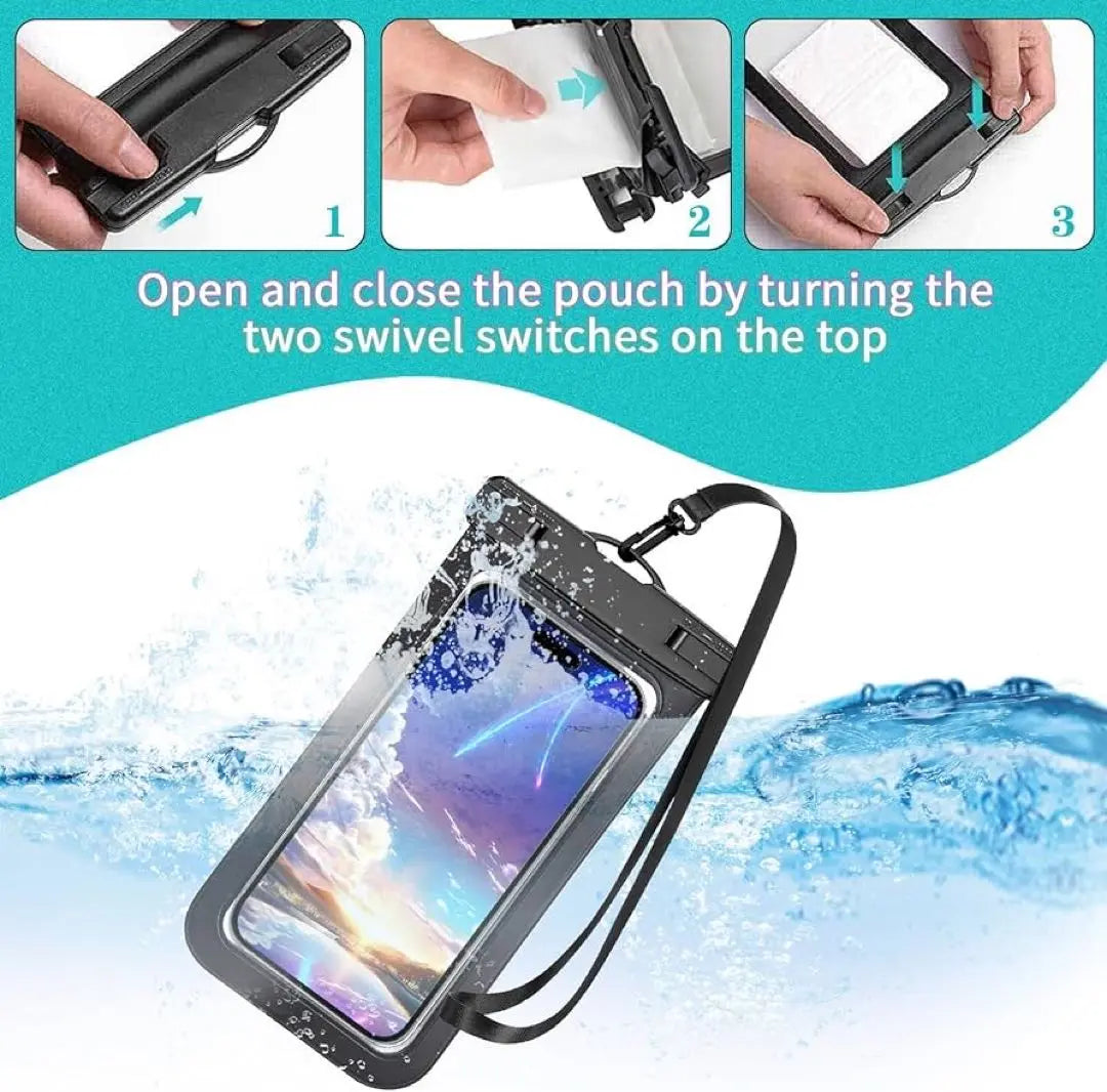 *Limited to one item ❤️☆Universal Waterproof Phone Pouch IPX8 for up to 7.5 inches