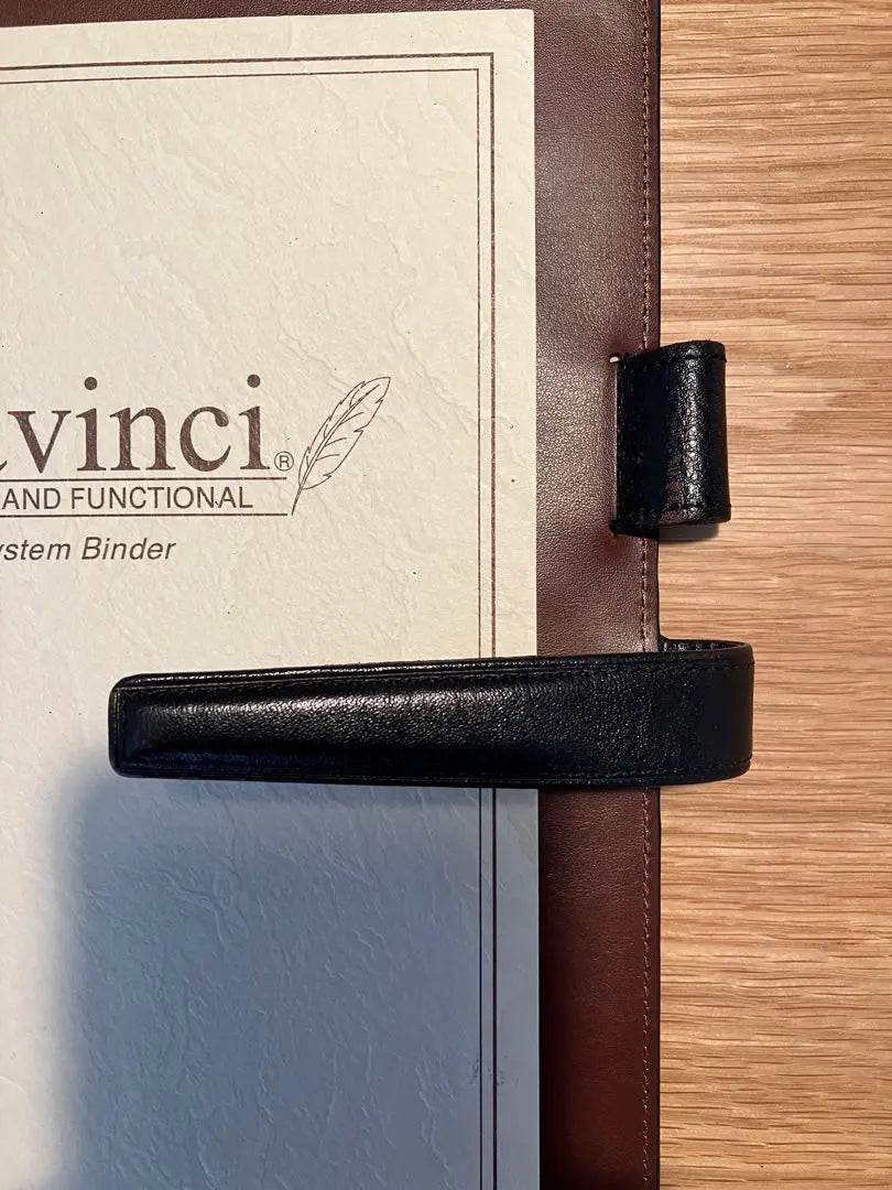 Davinci A5 System Notebook Black with Refill | Davinci A5 システム手帳 黒 リフィル付き