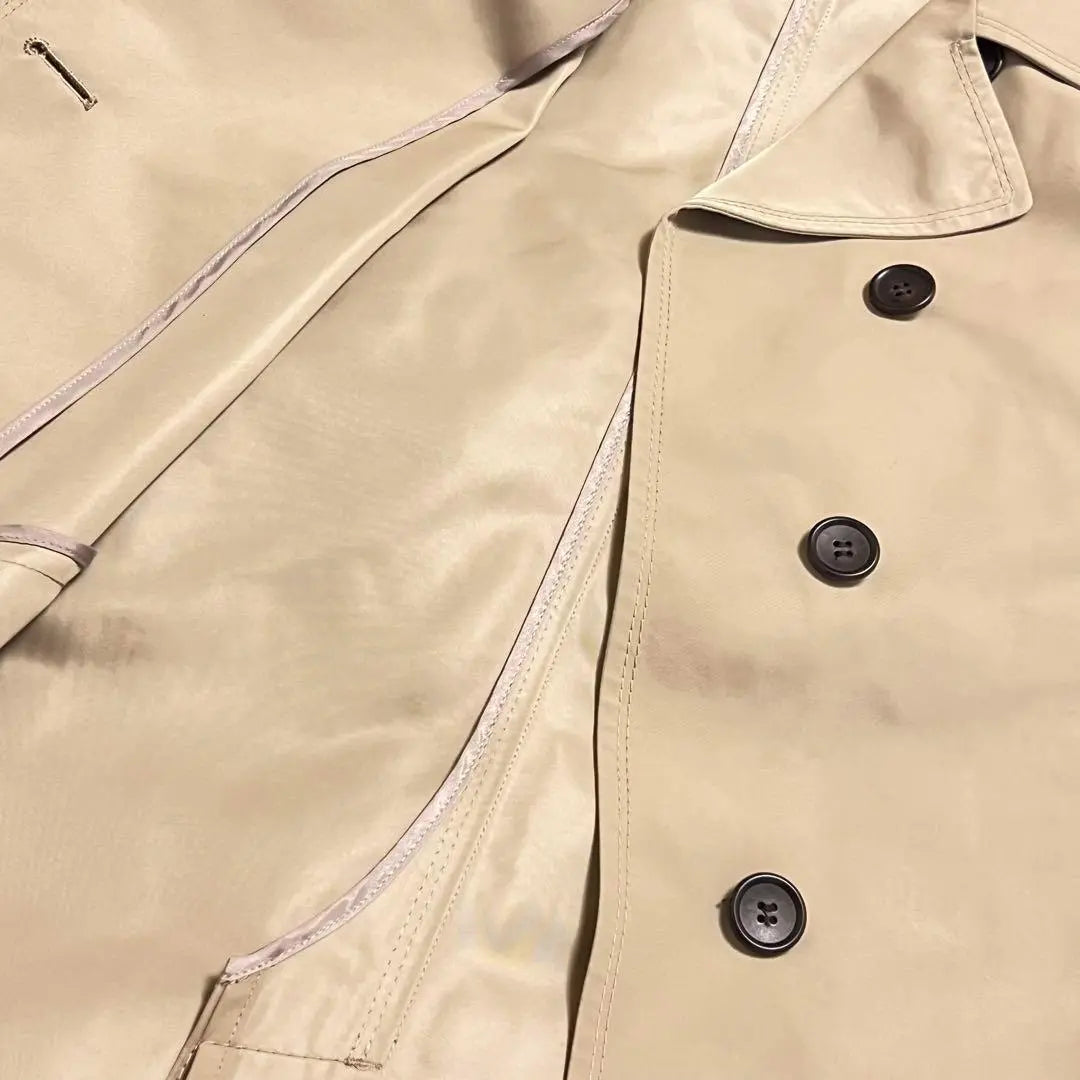 [Good condition] ICB trench coat, trench coat, spring coat, beige, glossy 7