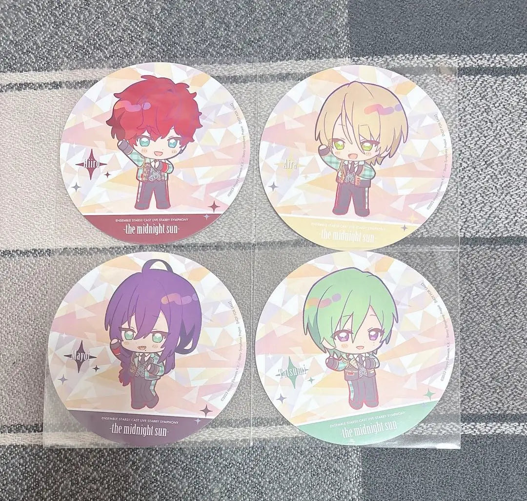 Ensemble Stars AniCafe Starfoni Coaster Ichisai Aira Mayoy Tatsumi